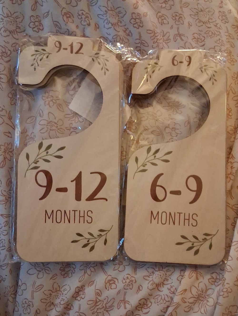 NIB! Nursery Wooden Closet Clothes Dividers NB-24 Months